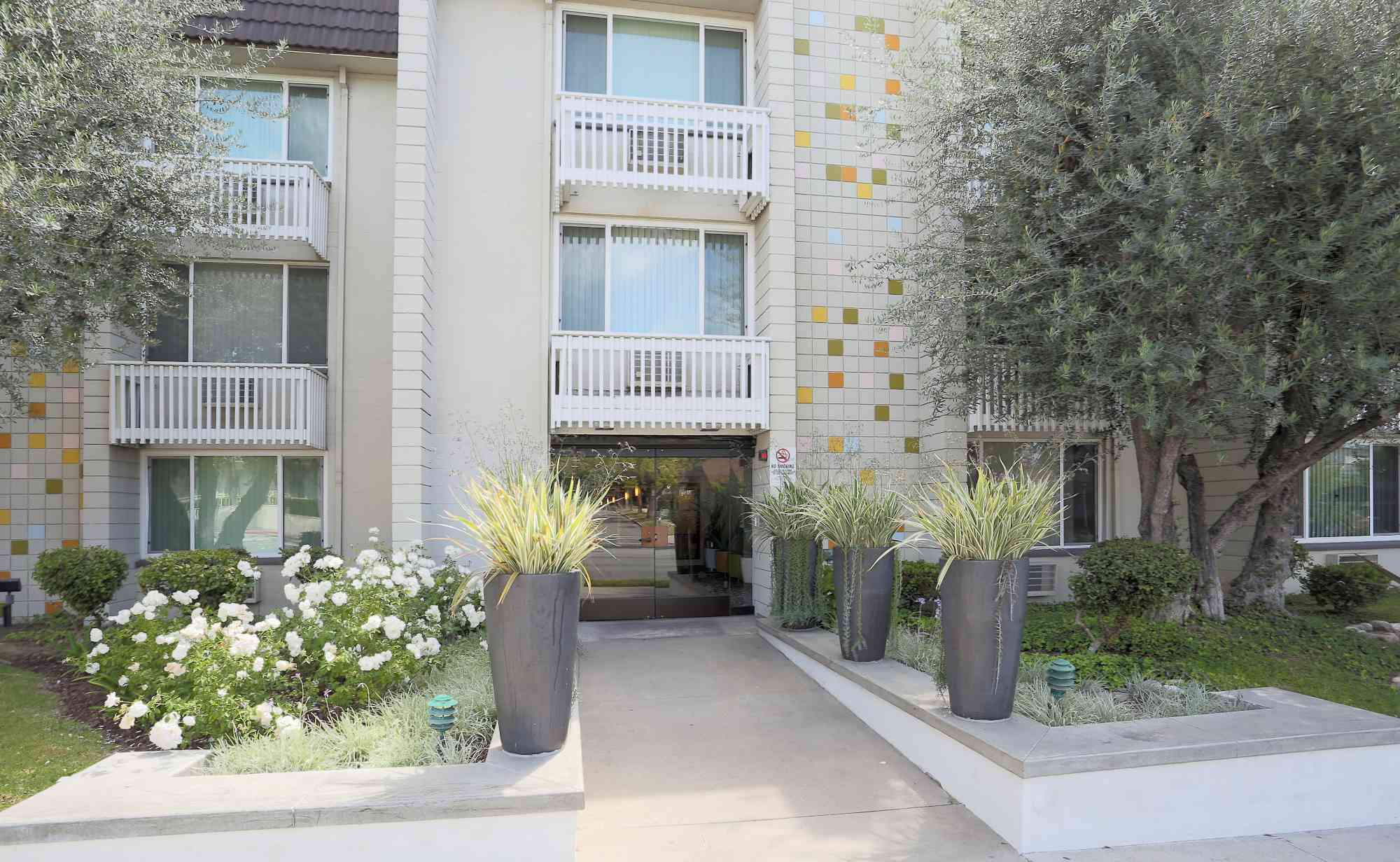 complex front lobby entrance